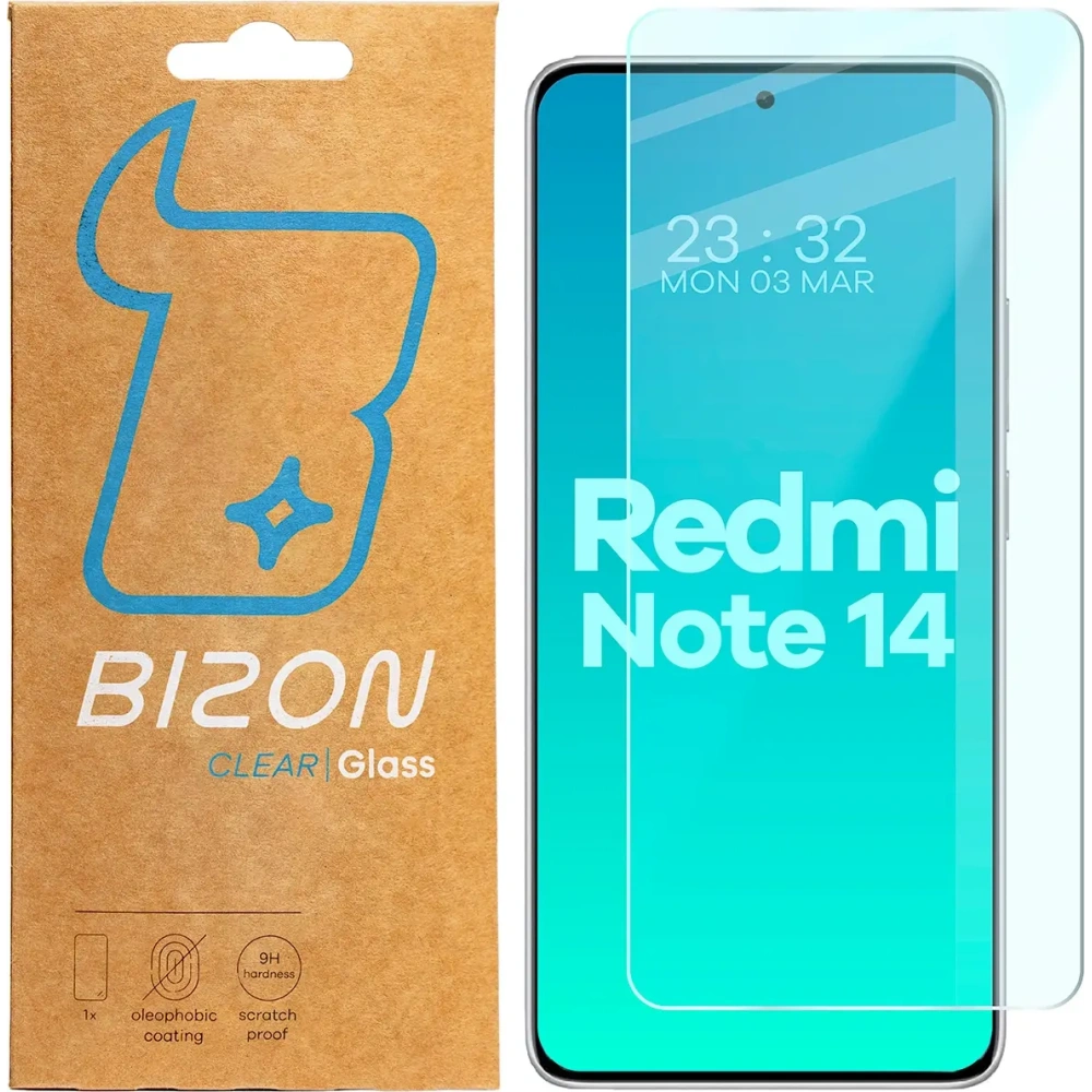 Hurtownia GSM - Szkło hartowane Bizon Glass Clear 2 do Xiaomi Redmi Note 14 4G / 5G - BIZ8169 - {ean13} - Hurt