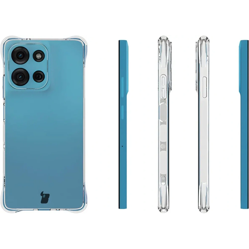 Hurtownia GSM - Elastické pouzdro Bizon Case Salpa pro Motorola Moto G75 5G průhledné - BIZ8171 - {ean13} - Hurt