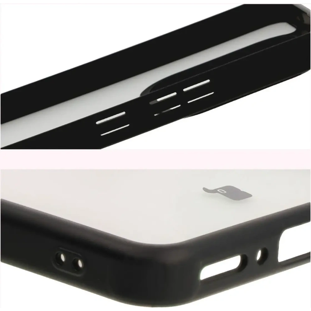 Hurtownia GSM - Bizon Case Angelo Xiaomi Redmi Note 14 5G füstös fekete kerettel - BIZ8173 - {ean13} - Hurt