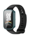 Bizon Case+Glass Watch Xiaomi Mi Smart Band 9 Active / Redmi Band 3 verde