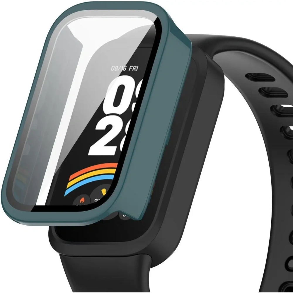 Hurtownia GSM - Bizon Case+Glass Óra Xiaomi Mi Smart Band 9 Active / Redmi Band 3 zöld - BIZ8174 - {ean13} - Hurt