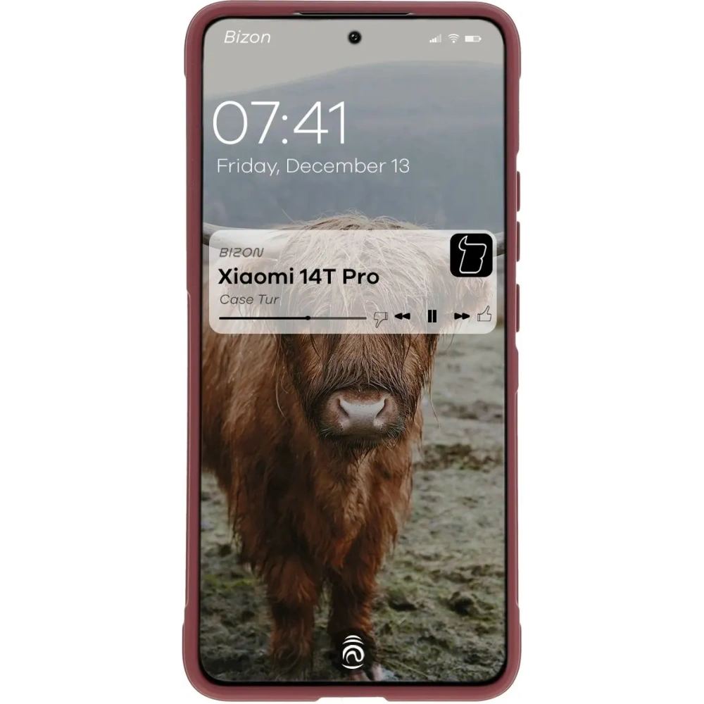 Hurtownia GSM - Pancerne etui Bizon Case Tur do Xiaomi 14T Pro ciemnofioletowe - BIZ8175 - {ean13} - Hurt