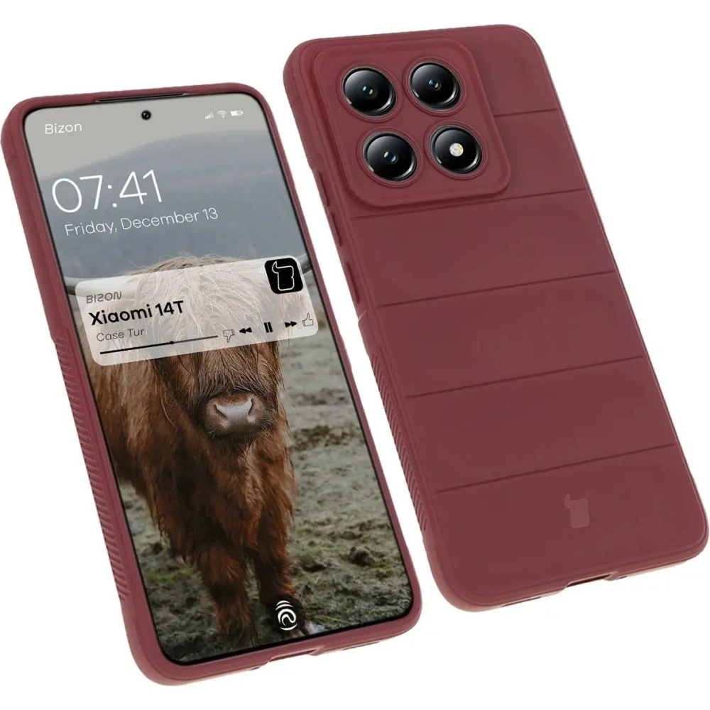 Hurtownia GSM - Pancéřový obal Bizon Case Tur do Xiaomi 14T tmavě fialový - BIZ8176 - {ean13} - Hurt