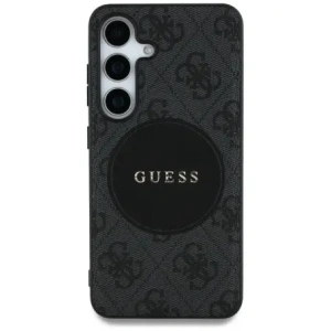 Wholesale Guess 4G Round Patch Classic Logo MagSafe Samsung Galaxy S25+ Plus black - GUE4247 - {ean13} - Hurt