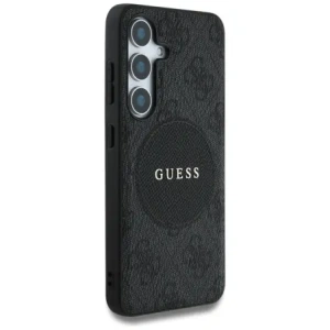 Wholesale Guess 4G Round Patch Classic Logo MagSafe Samsung Galaxy S25+ Plus black - GUE4247 - {ean13} - Hurt