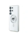 Wholesale Karl Lagerfeld Button Choupette Head Printed Logo MagSafe Samsung Galaxy S25 Ultra white - KLD21865 - {ean13} - Hurt