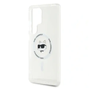 Hurtownia GSM - Karl Lagerfeld Buton Choupette Cap Imprimat Logo MagSafe Samsung Galaxy S25 Ultra alb - KLD21865 - {ean13} - Hurt
