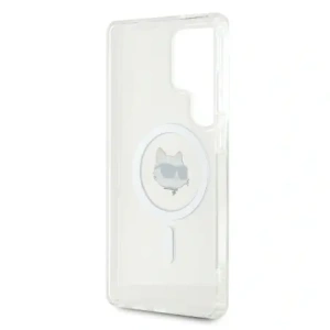 Hurtownia GSM - Karl Lagerfeld Gomb Choupette Fej Nyomtatott Logó MagSafe Samsung Galaxy S25 Ultra fehér - KLD21865 - {ean13} - Hurt