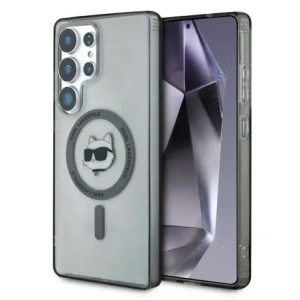 Hurtownia GSM - Karl Lagerfeld Gomb Choupette Fej Nyomtatott Logó MagSafe Samsung Galaxy S25 Ultra fekete - KLD21866 - {ean13} - Hurt