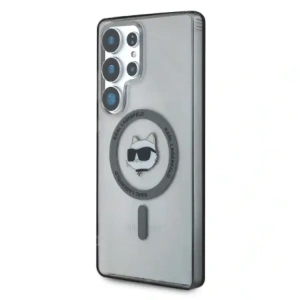 Hurtownia GSM - Etui Karl Lagerfeld Button Choupette Head Printed Logo MagSafe Samsung Galaxy S25 Ultra černý - KLD21866 - {ean13} - Hurt