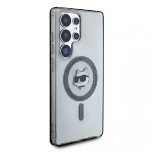 Wholesale Karl Lagerfeld Button Choupette Head Printed Logo MagSafe Samsung Galaxy S25 Ultra black - KLD21866 - {ean13} - Hurt