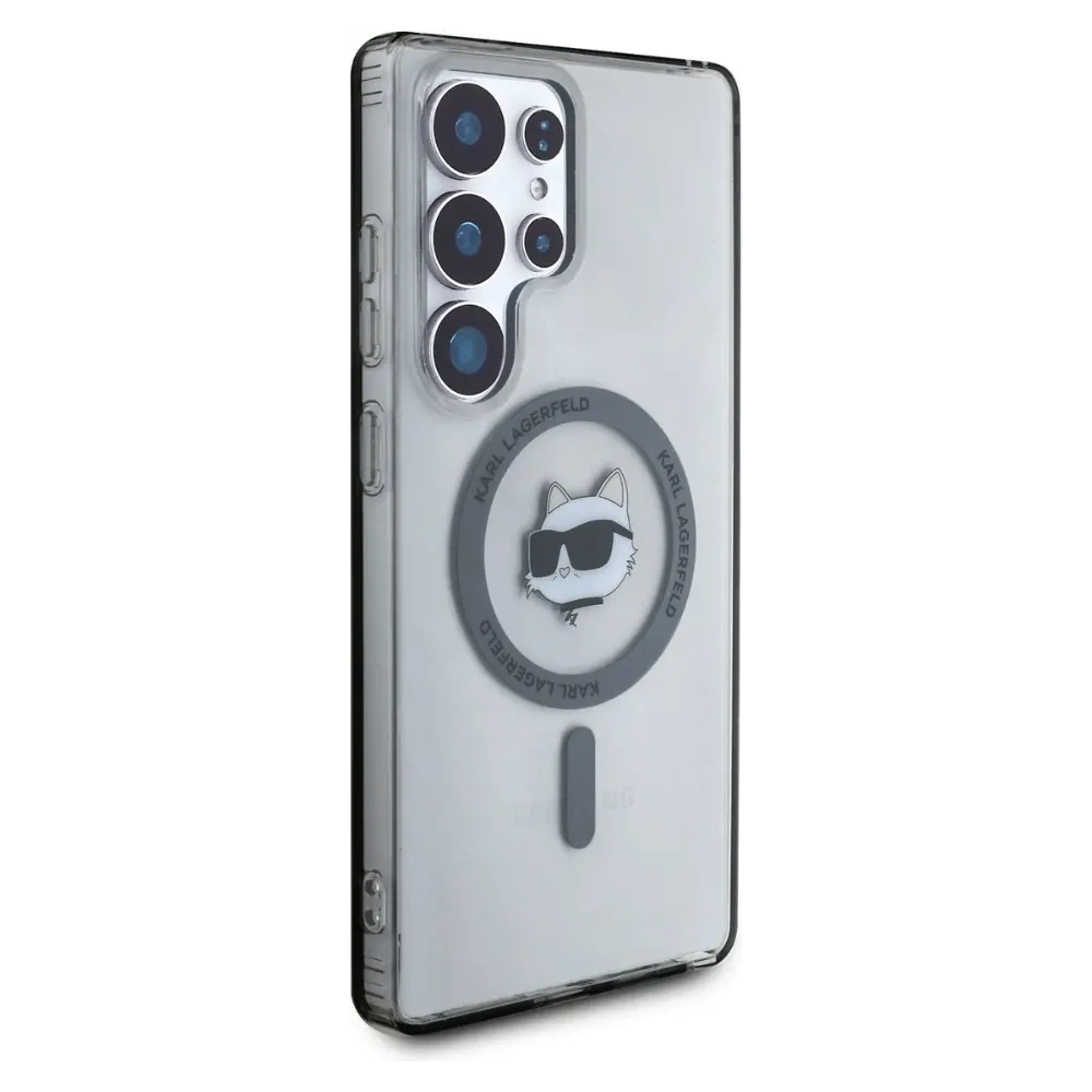 Hurtownia GSM - Karl Lagerfeld Buton Choupette Cap Imprimat Logo MagSafe Samsung Galaxy S25 Ultra negru - KLD21866 - {ean13} - Hurt