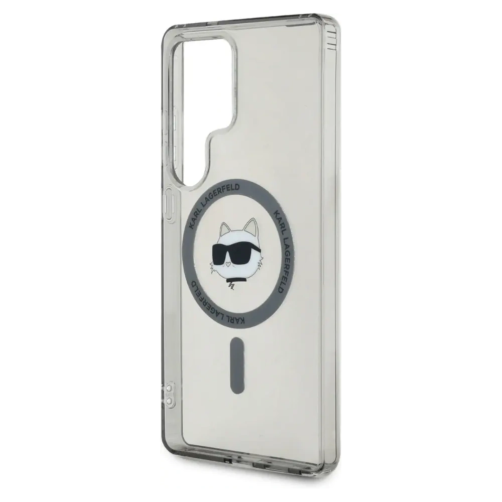 Hurtownia GSM - Karl Lagerfeld Buton Choupette Cap Imprimat Logo MagSafe Samsung Galaxy S25 Ultra negru - KLD21866 - {ean13} - Hurt