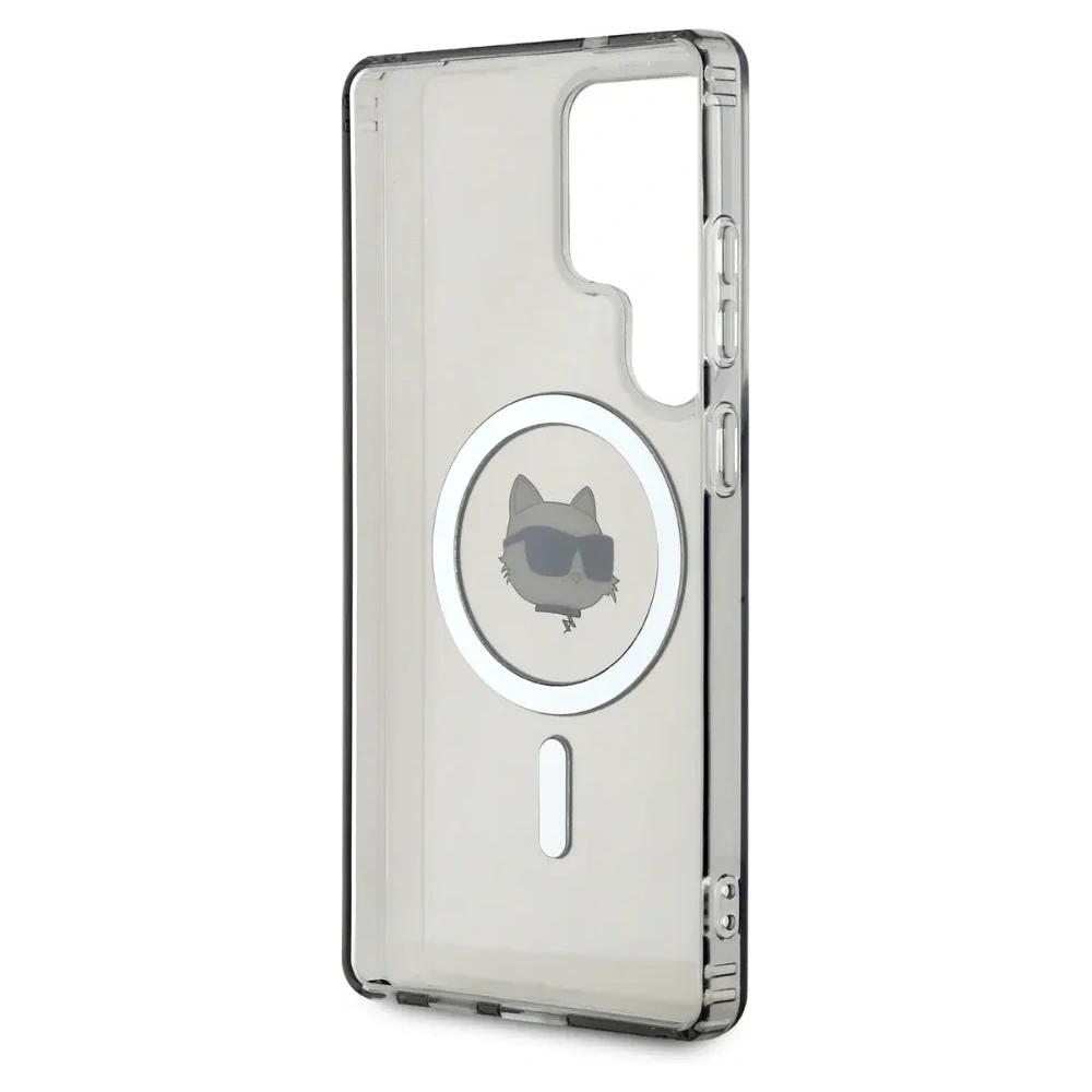 Hurtownia GSM - Karl Lagerfeld Buton Choupette Cap Imprimat Logo MagSafe Samsung Galaxy S25 Ultra negru - KLD21866 - {ean13} - Hurt