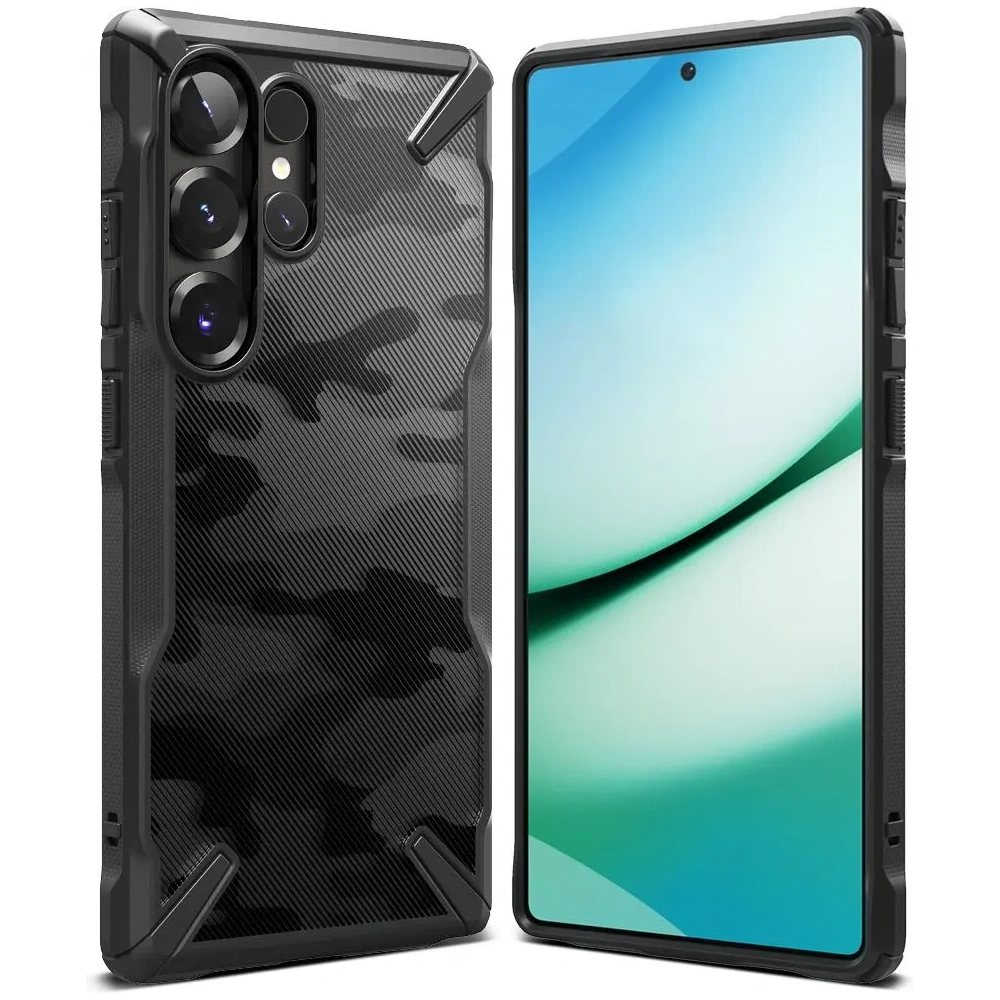 Hurtownia GSM - Ringke Fusion-X Samsung Galaxy S25 Ultra Camo Negru - RGK11709 - {ean13} - Hurt