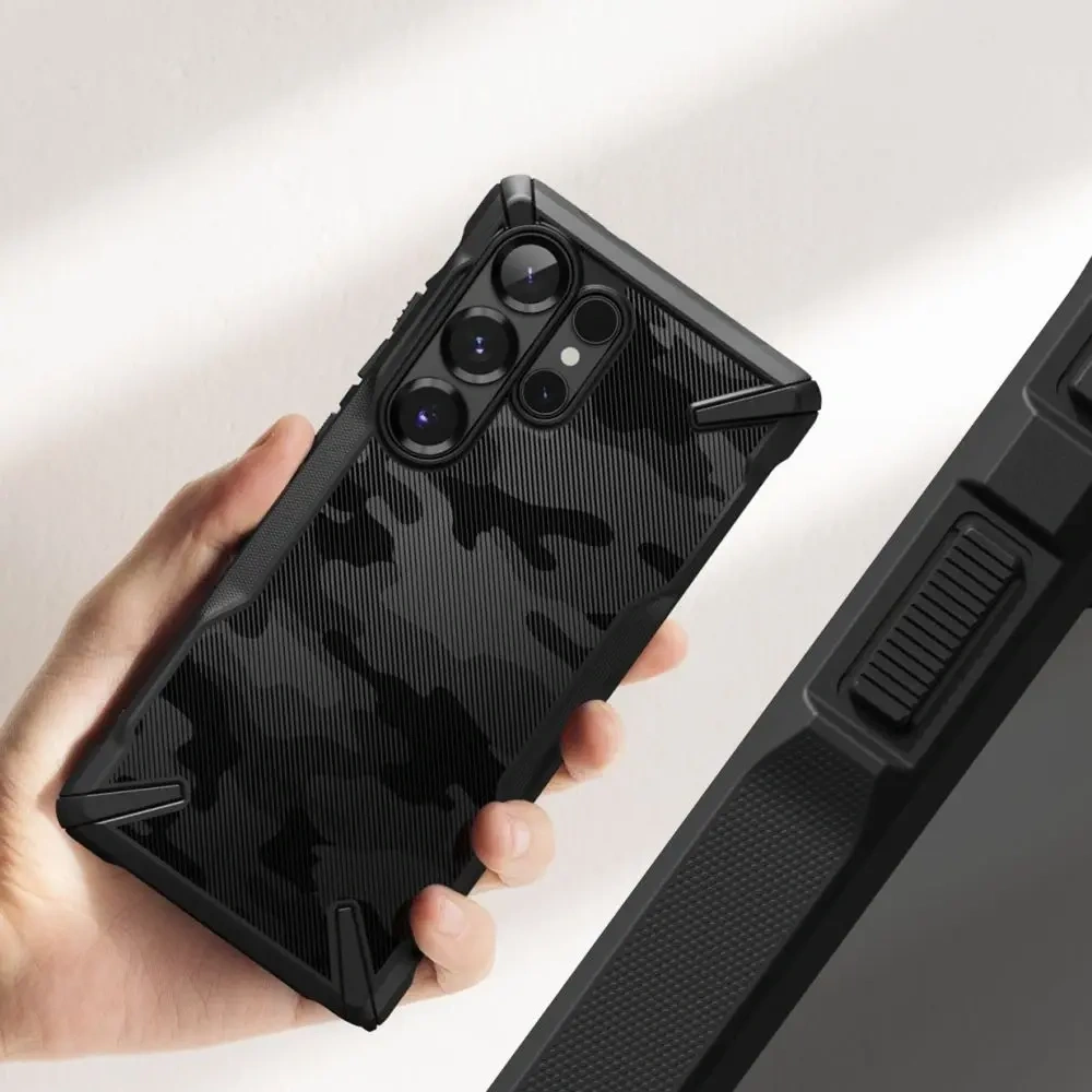 Hurtownia GSM - Ringke Fusion-X Samsung Galaxy S25 Ultra Camo Negru - RGK11709 - {ean13} - Hurt