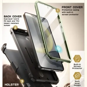 Wholesale Supcase Unicorn Beetle Pro 2-set Samsung Galaxy S25 Guldan - SPC484 - {ean13} - Hurt