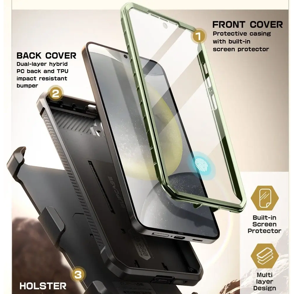 Wholesale Supcase Unicorn Beetle Pro 2-set Samsung Galaxy S25 Guldan - SPC484 - {ean13} - Hurt