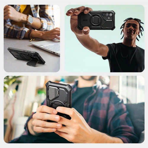 Etui Supcase IBLSN ArmorBox Mag MagSafe Samsung Galaxy S25+ Plus Black