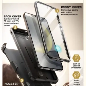 Hurtownia GSM - Supcase Unicorn Beetle Pro 2-set Samsung Galaxy S25+ Plus Negru - SPC486 - {ean13} - Hurt