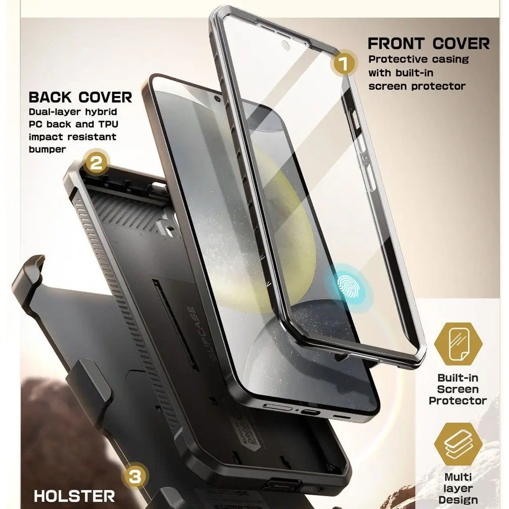 Hurtownia GSM - Supcase Unicorn Beetle Pro 2-set Samsung Galaxy S25+ Plus Fekete - SPC486 - {ean13} - Hurt