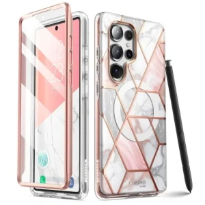 Hurtownia GSM - Etui Supcase Cosmo Mag MagSafe Samsung Galaxy S25 Ultra Mramor - SPC487 - {ean13} - Hurt