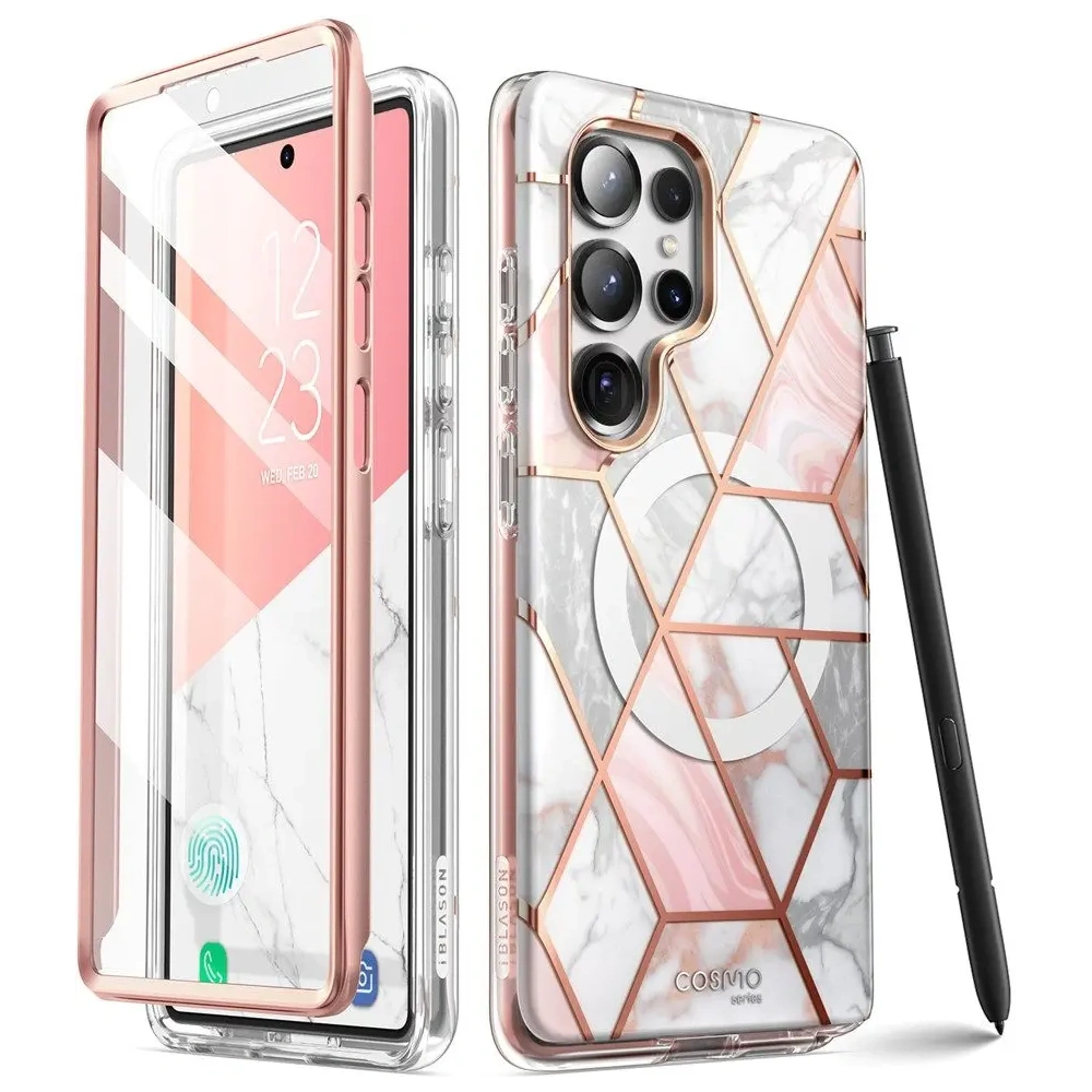 Hurtownia GSM - Supcase Cosmo Mag MagSafe Samsung Galaxy S25 Ultra Marmură - SPC487 - {ean13} - Hurt