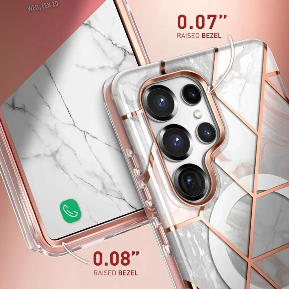 Wholesale Supcase Cosmo Mag MagSafe Samsung Galaxy S25 Ultra Marble - SPC487 - {ean13} - Hurt