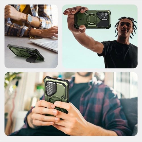 Etui Supcase IBLSN ArmorBox Mag MagSafe Samsung Galaxy S25 Ultra Guldan