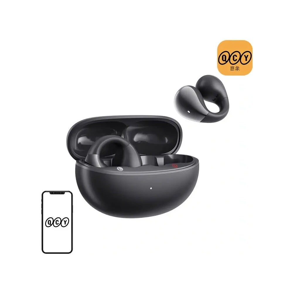 Wholesale QCY Crossky Clip T33 wireless headphones (black) - QCY97 - {ean13} - Hurt