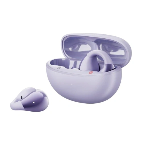 Bezprzewodowe słuchawki z klipsem QCY Crossky Clip T33 (fioletowe)