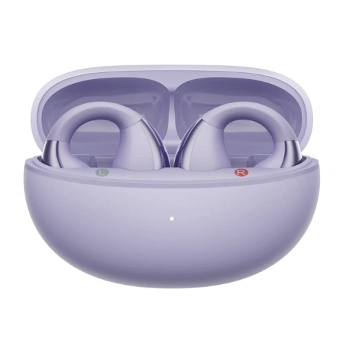 Bezprzewodowe słuchawki z klipsem QCY Crossky Clip T33 (fioletowe)