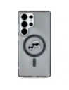 Hurtownia GSM - Karl Lagerfeld Buton Karl & Choupette Capete Tipărit Logo MagSafe Samsung Galaxy S25 Ultra negru - KLD21869 - {ean13} - Hurt