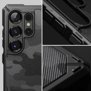 Hurtownia GSM - Ringke Strapabíró Felszerelés Samsung Galaxy S25 Ultra Camo Fekete - RGK11715 - {ean13} - Hurt