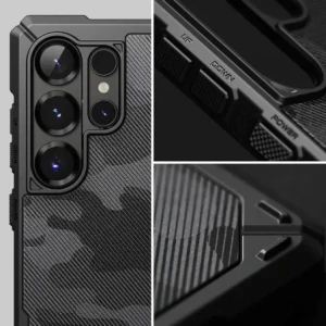 Hurtownia GSM - Ringke Rugged Gear Magnetic MagSafe Samsung Galaxy S25 Ultra Camo Fekete - RGK11717 - {ean13} - Hurt