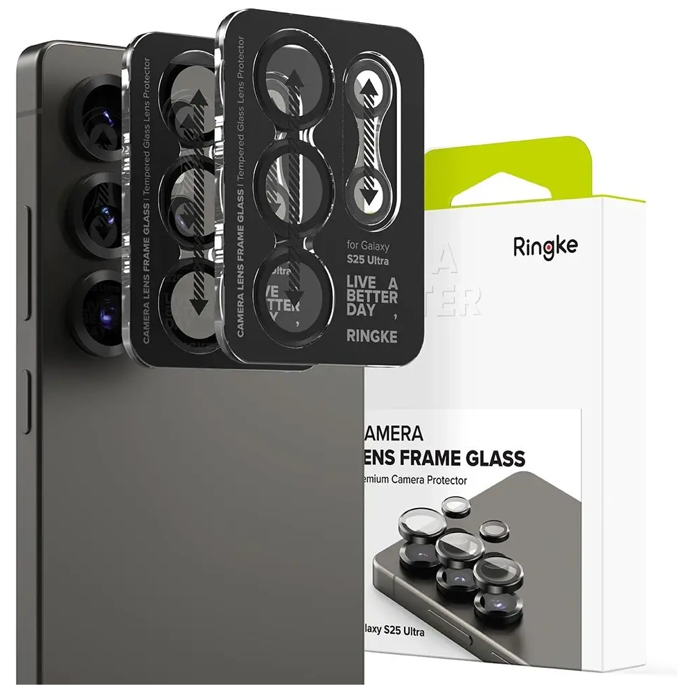 Hurtownia GSM - Ringke Protector de cadru pentru cameră Samsung Galaxy S25 Ultra Negru [2 PACHET] - RGK11718 - {ean13} - Hurt
