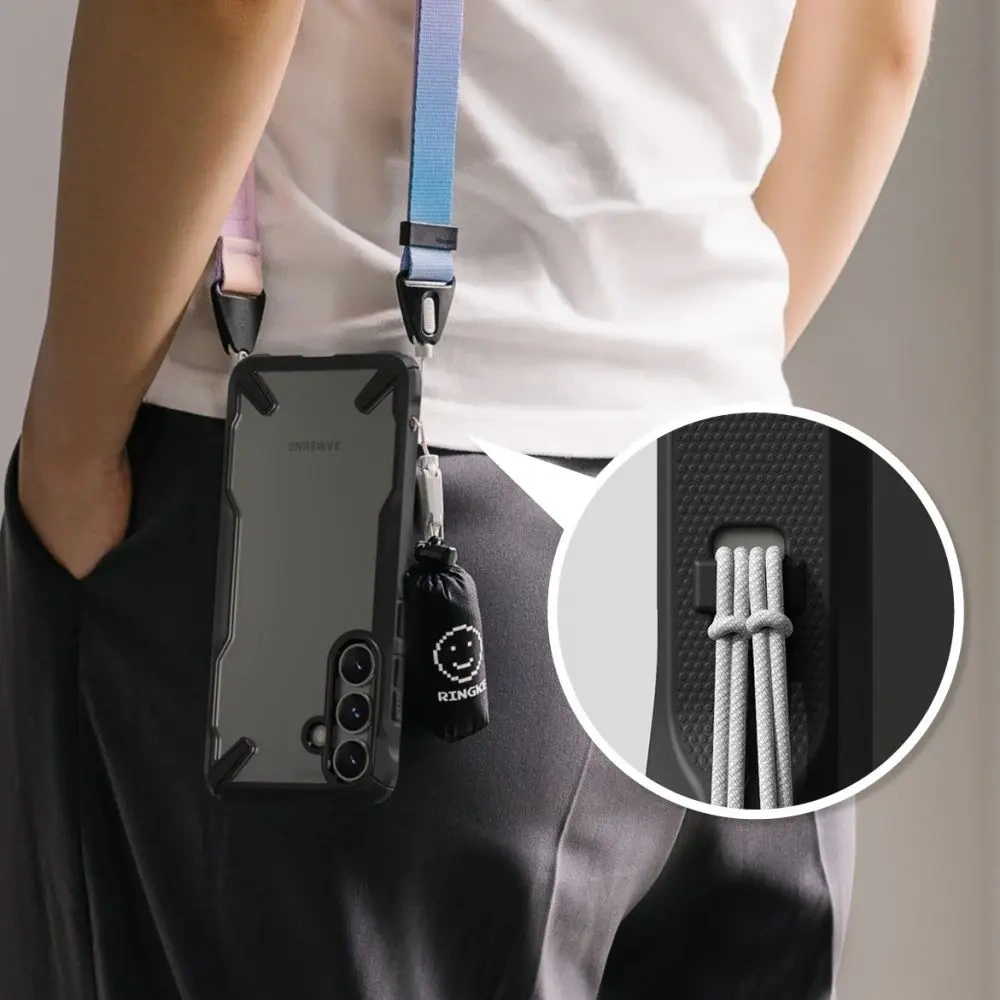 Hurtownia GSM - Etui Ringke Fusion-X Samsung Galaxy S25+ Plus Černé - RGK11721 - {ean13} - Hurt