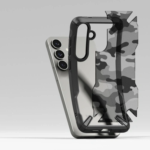 Etui Ringke Fusion-X Samsung Galaxy S25+ Plus Camo Black