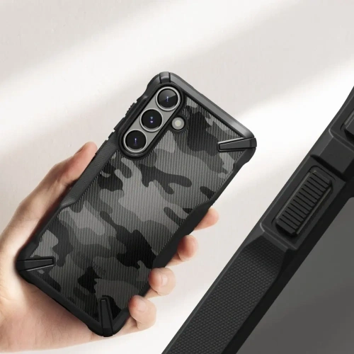 Etui Ringke Fusion-X Samsung Galaxy S25+ Plus Camo Black