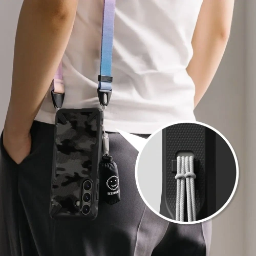 Etui Ringke Fusion-X Samsung Galaxy S25+ Plus Camo Black