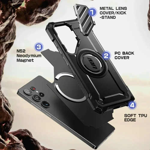 Etui Supcase Unicorn Beetle XT Mag MagSafe Samsung Galaxy S25 Ultra Black