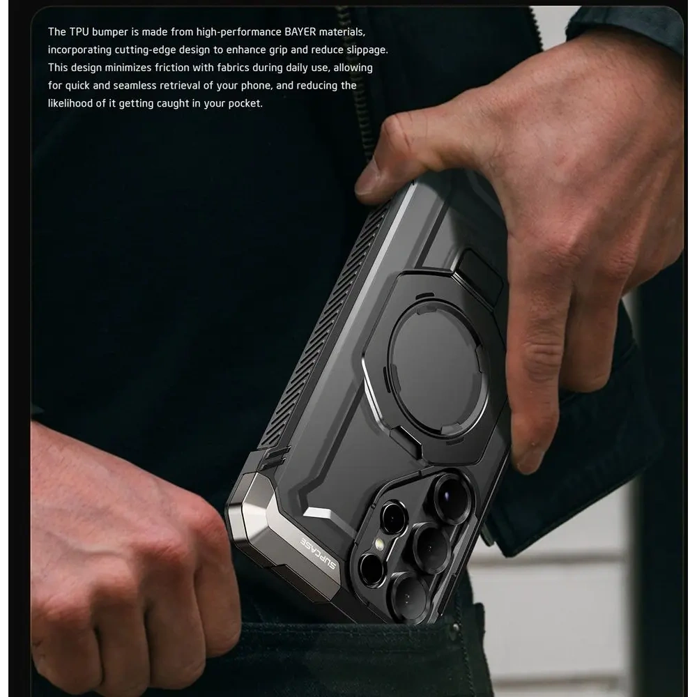 Hurtownia GSM - Supcase Unicorn Beetle Grip Mag MagSafe Samsung Galaxy S25 Ultra Schwarz - SPC492 - {ean13} - Hurt