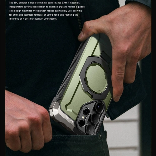 Etui Supcase Unicorn Beetle Grip Mag MagSafe Samsung Galaxy S25 Ultra Guldan