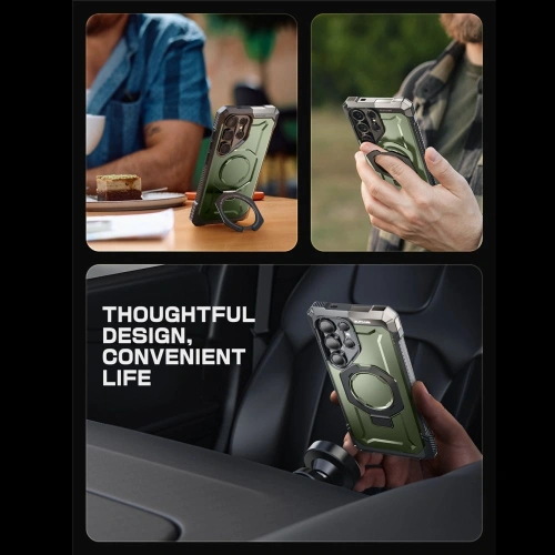 Etui Supcase Unicorn Beetle Grip Mag MagSafe Samsung Galaxy S25 Ultra Guldan