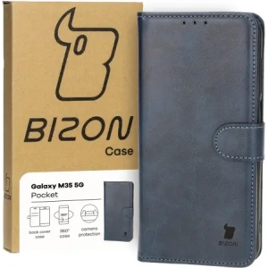 Wholesale Bizon Case Pocket Samsung Galaxy M35 5G navy blue - BIZ8177 - {ean13} - Hurt