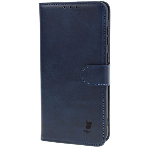 Etui z klapką Bizon Case Pocket do Samsung Galaxy A56 5G granatowe