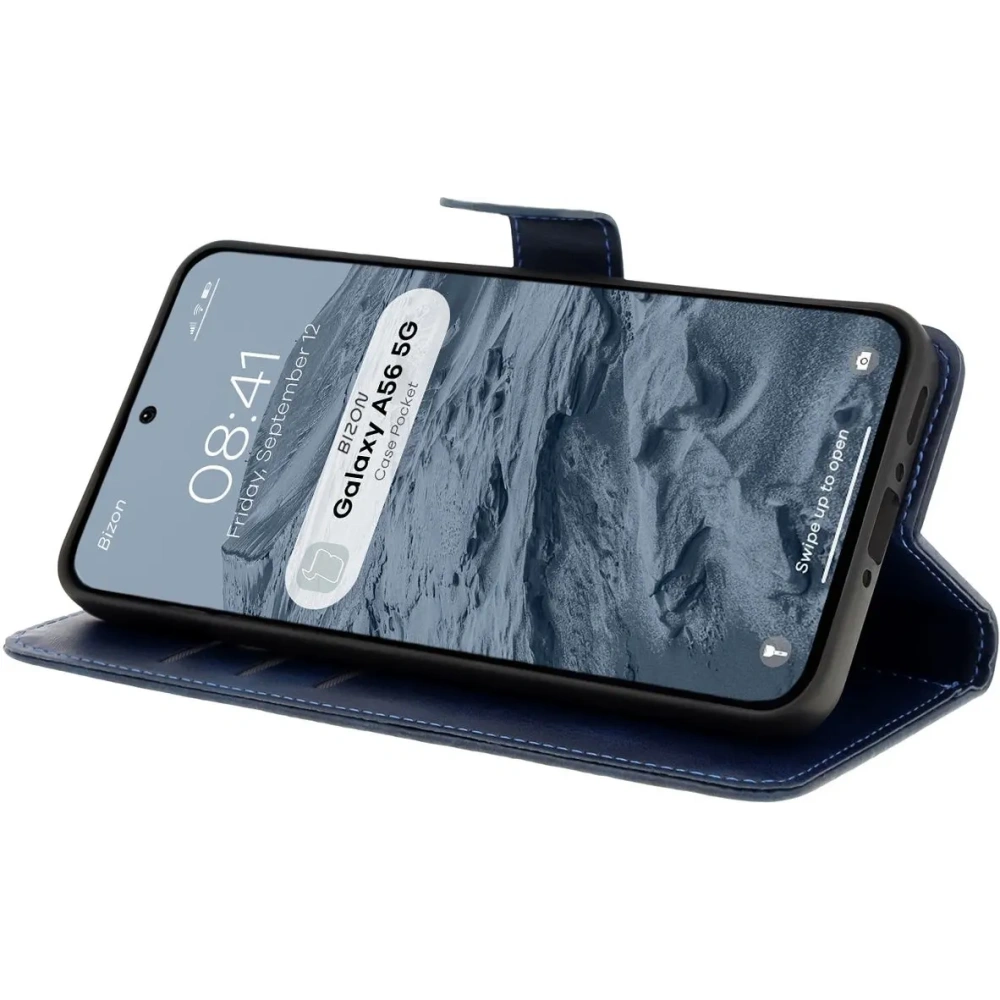 Hurtownia GSM - Etui z klapką Bizon Case Pocket do Samsung Galaxy A56 5G námořnické modré - BIZ8180 - {ean13} - Hurt