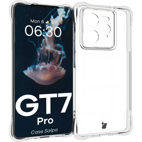 Elastyczne etui Bizon Case Salpa do Realme GT 7 Pro przezroczyste