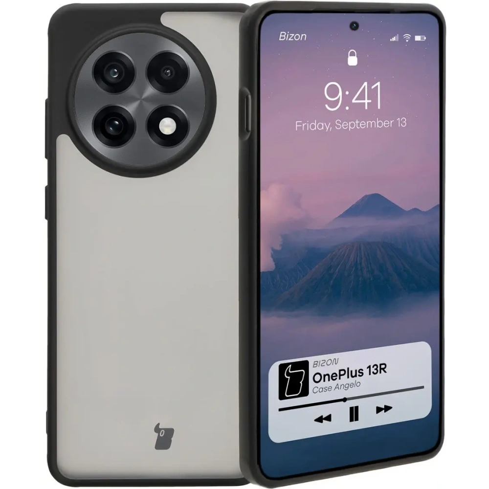Hurtownia GSM - Etui Bizon Case Angelo pro OnePlus 13R kouřové s černým rámem - BIZ8182 - {ean13} - Hurt