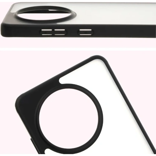 Etui Bizon Case Angelo do OnePlus 13R przydymione z czarną ramką